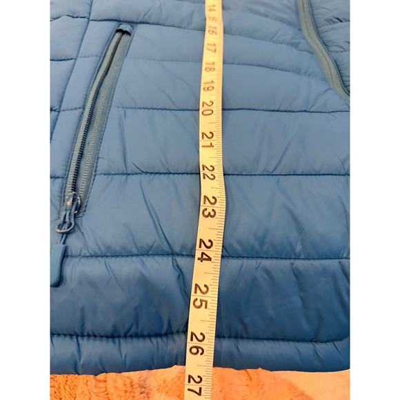 VENUSTAS Mens Heated Vest Blue Puffer Quilted Padded Full Zip XL - Picture 6 of 8